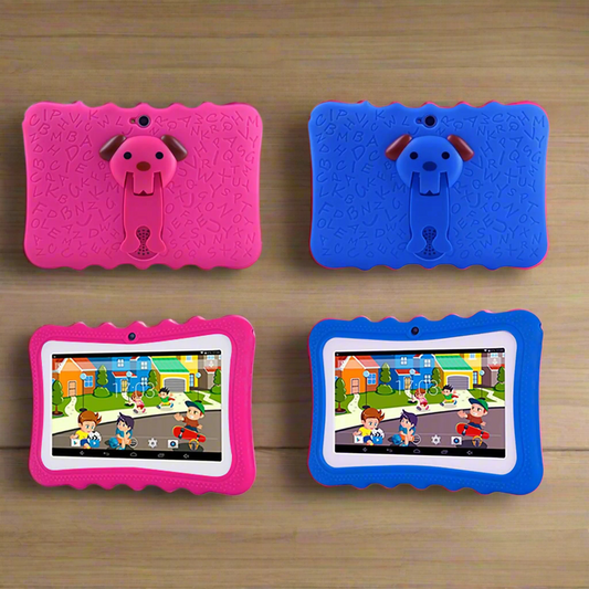 7 inch Android kids tablet with wifi and leather case